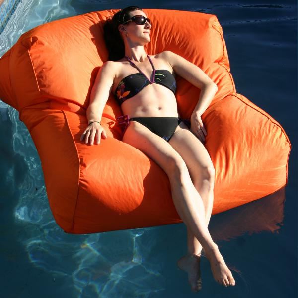 visi floating double beanbag sofa bed lounge