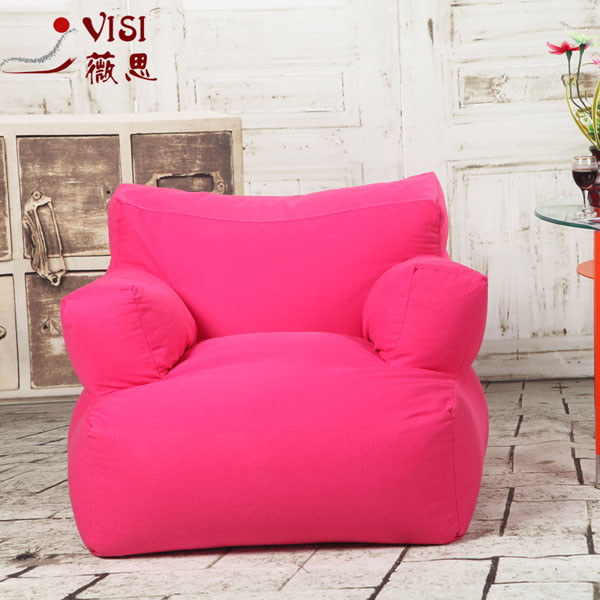 visi corduroy lazy bean bag arm back chair