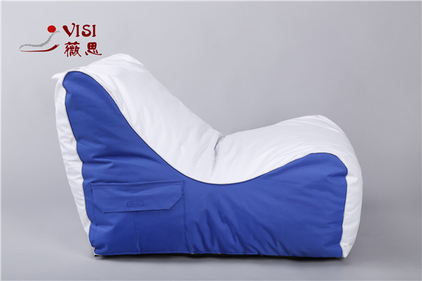 2017visi new foam filled compressed packing bean bag chair lounge